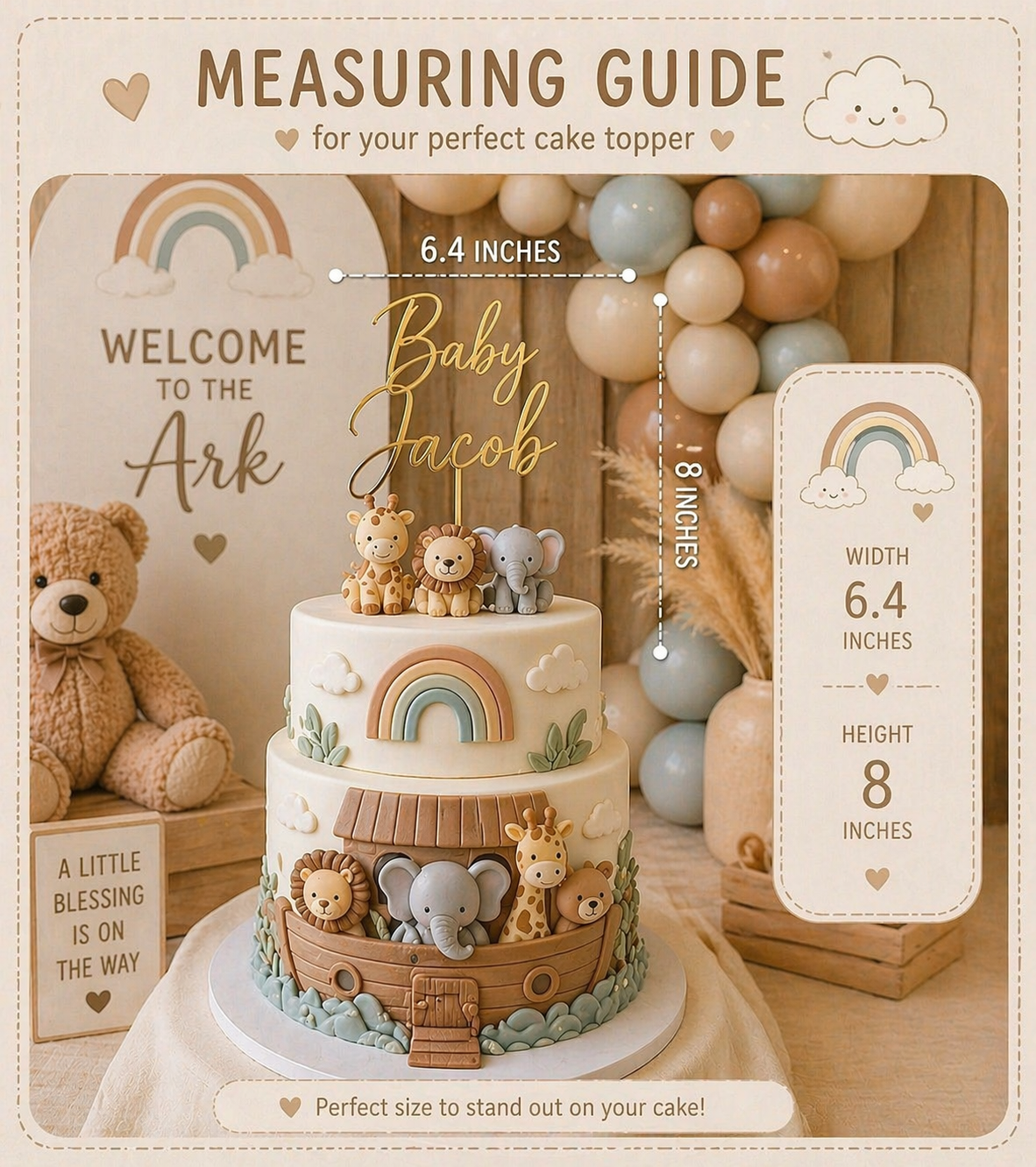 Custom Birthday Cake Topper