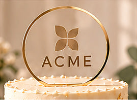 Logo Cake Toppers