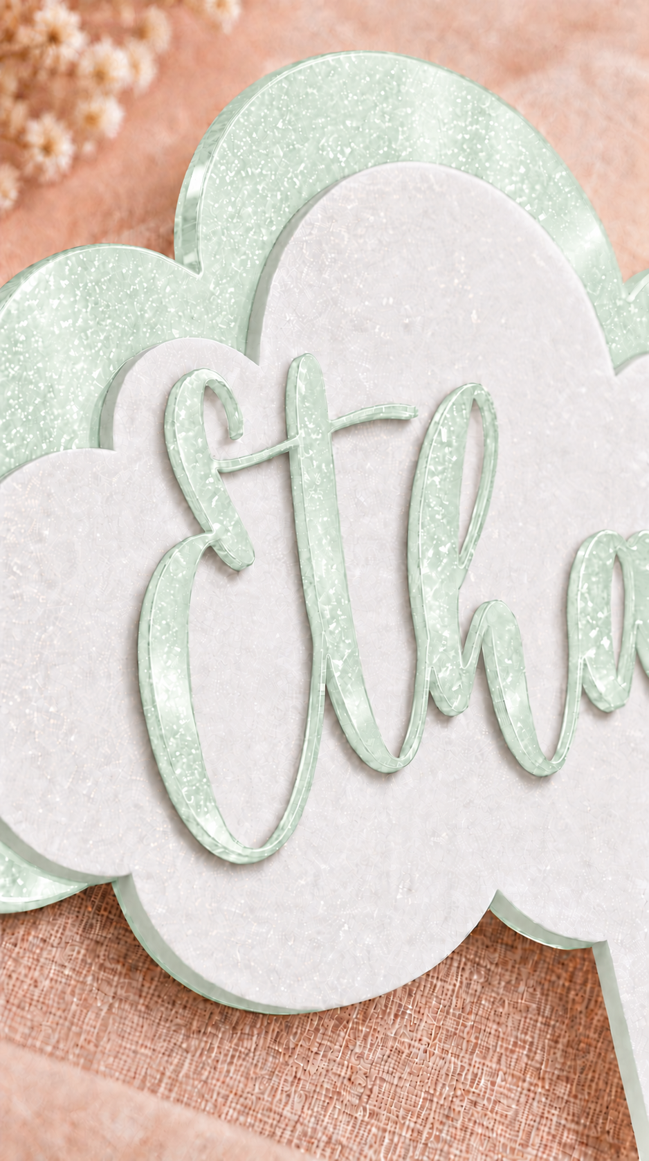 Cloud Cake Topper for Baby Showers & Birthdays