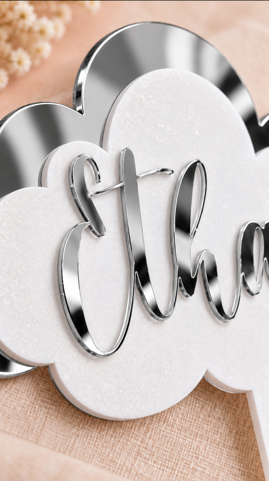Cloud Cake Topper for Baby Showers & Birthdays
