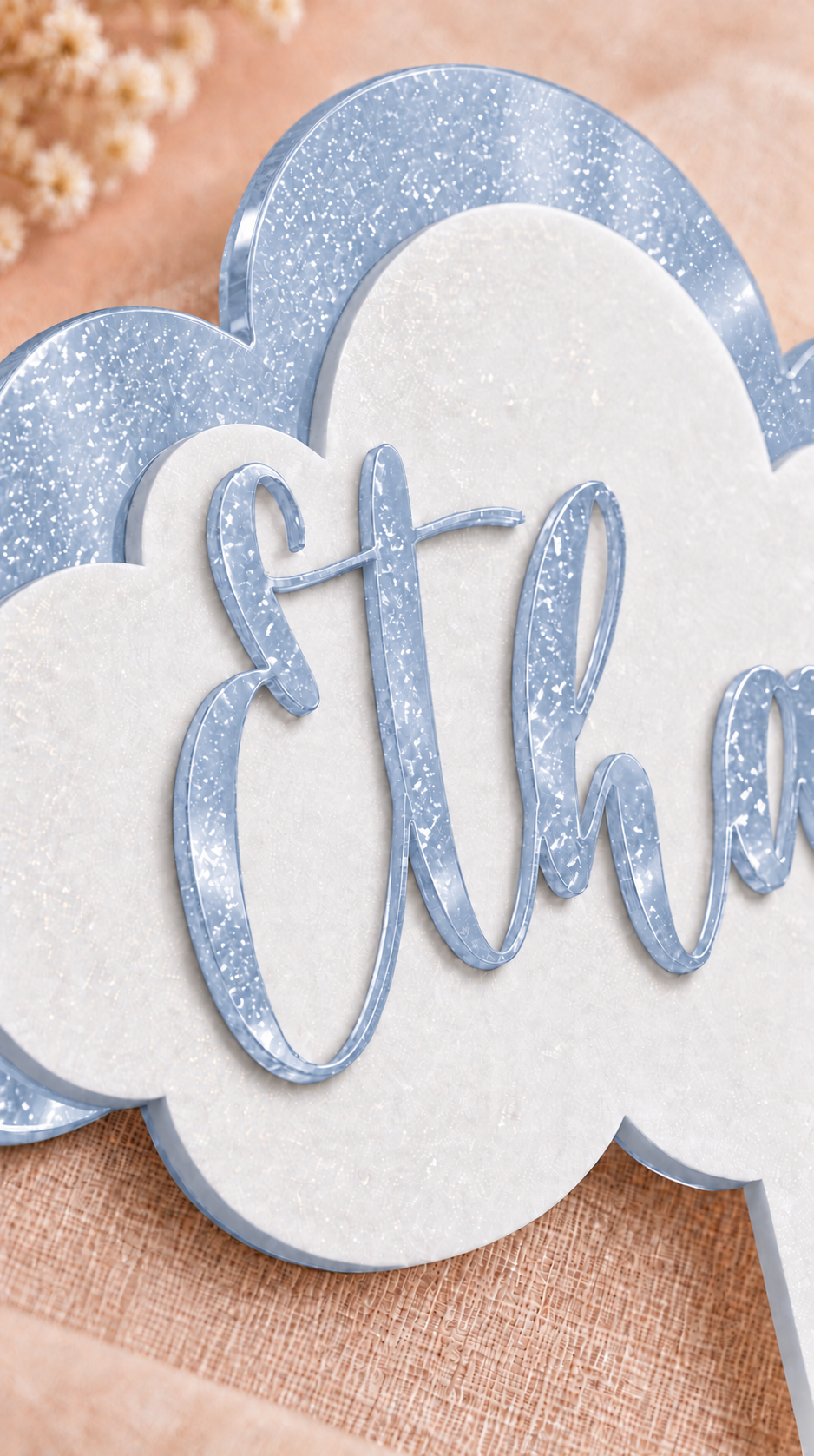 Cloud Cake Topper for Baby Showers & Birthdays