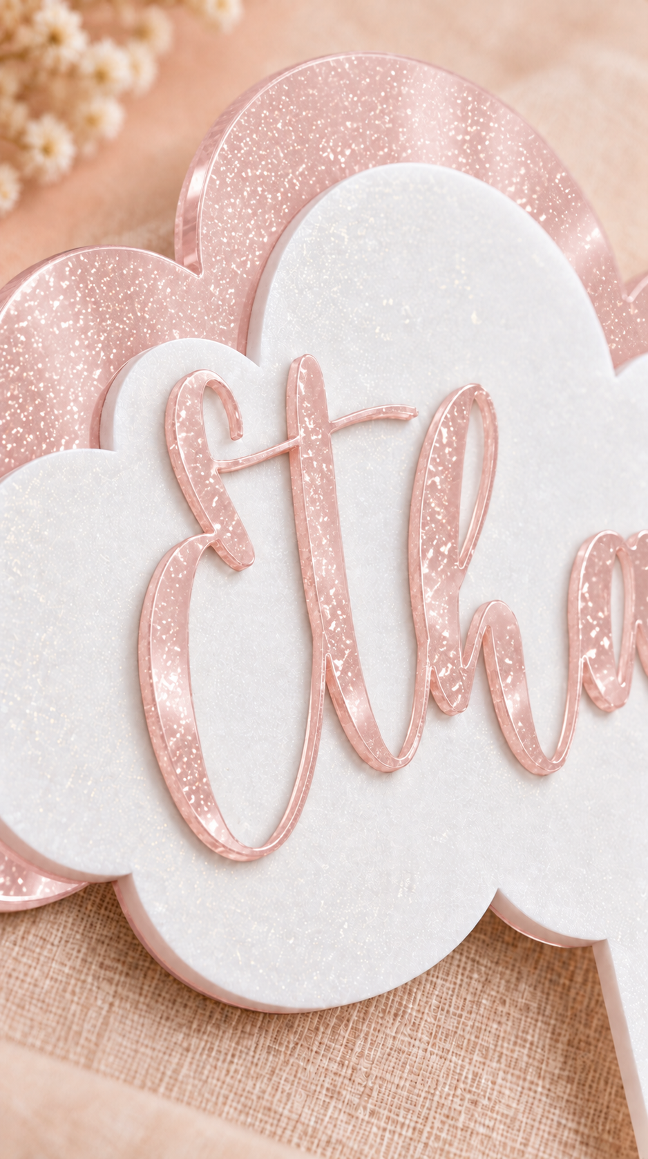 Cloud Cake Topper for Baby Showers & Birthdays
